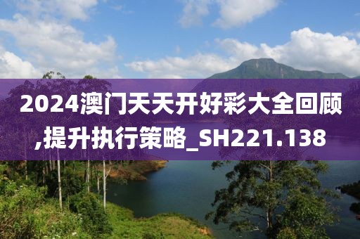 2024澳門天天開好彩大全回顧,提升執(zhí)行策略_SH221.138