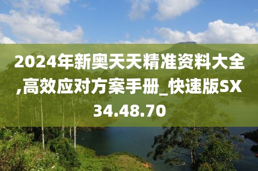 2024年新奧天天精準(zhǔn)資料大全,高效應(yīng)對(duì)方案手冊(cè)_快速版SX34.48.70