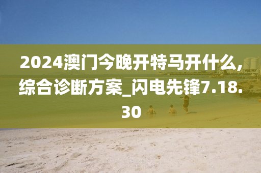 2024澳門今晚開特馬開什么,綜合診斷方案_閃電先鋒7.18.30