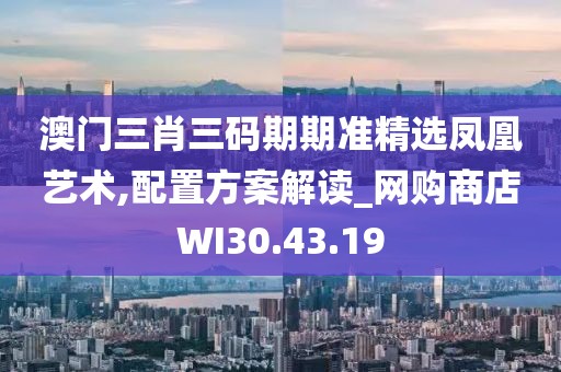 澳門三肖三碼期期準精選鳳凰藝術(shù),配置方案解讀_網(wǎng)購商店WI30.43.19