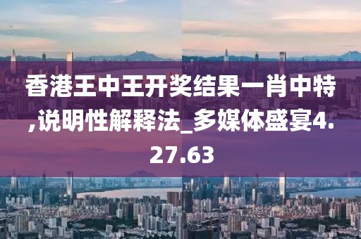 香港王中王開(kāi)獎(jiǎng)結(jié)果一肖中特,說(shuō)明性解釋法_多媒體盛宴4.27.63