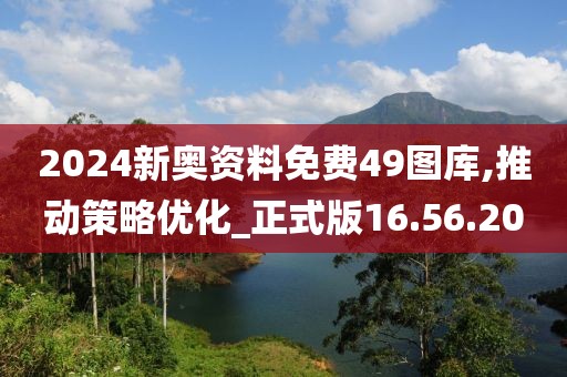 2024新奧資料免費(fèi)49圖庫,推動(dòng)策略優(yōu)化_正式版16.56.20