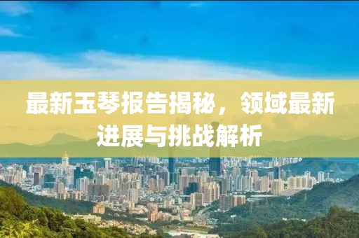 最新玉琴報告揭秘，領(lǐng)域最新進展與挑戰(zhàn)解析