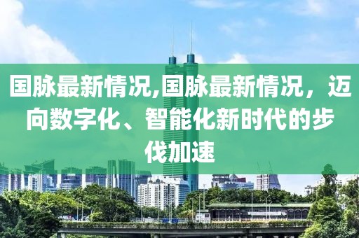 國(guó)脈最新情況,國(guó)脈最新情況，邁向數(shù)字化、智能化新時(shí)代的步伐加速