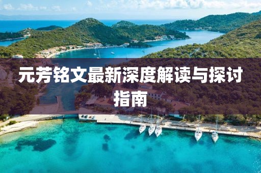 元芳銘文最新深度解讀與探討指南