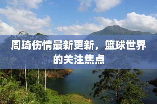 周琦傷情最新更新，籃球世界的關(guān)注焦點(diǎn)