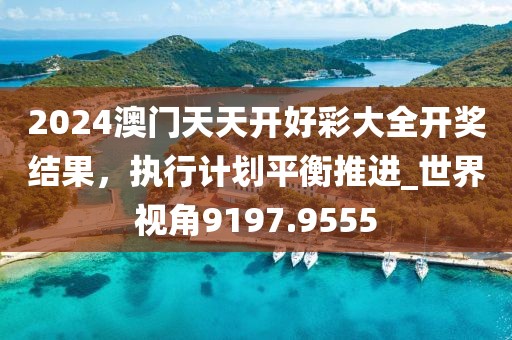 2024澳門天天開好彩大全開獎結果，執(zhí)行計劃平衡推進_世界視角9197.9555