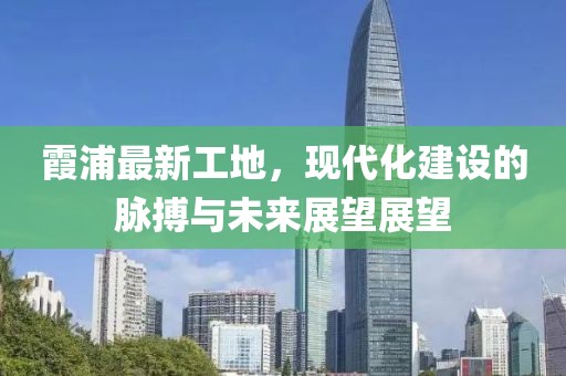 霞浦最新工地，現(xiàn)代化建設(shè)的脈搏與未來展望展望