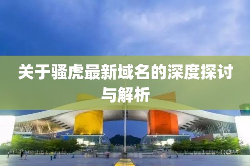 關(guān)于騷虎最新域名的深度探討與解析