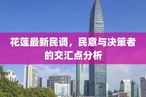 花蓮最新民調(diào)，民意與決策者的交匯點(diǎn)分析