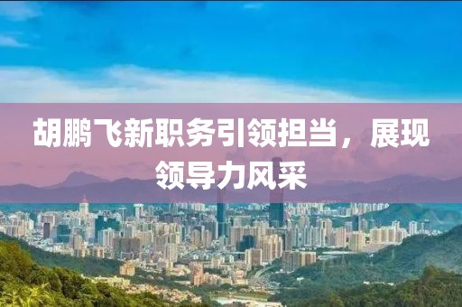 胡鵬飛新職務(wù)引領(lǐng)擔(dān)當(dāng)，展現(xiàn)領(lǐng)導(dǎo)力風(fēng)采