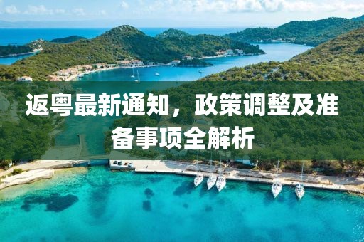 返粵最新通知，政策調(diào)整及準(zhǔn)備事項(xiàng)全解析
