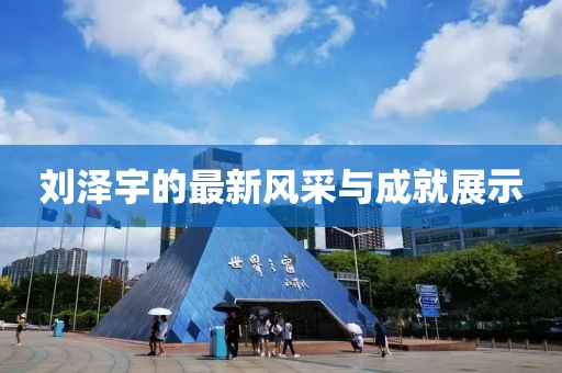 劉澤宇的最新風采與成就展示