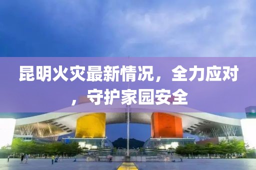 昆明火災最新情況，全力應對，守護家園安全