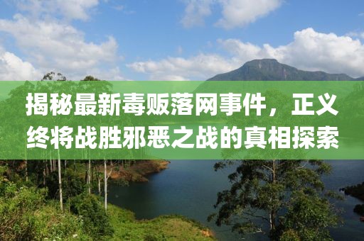 揭秘最新毒販落網(wǎng)事件，正義終將戰(zhàn)勝邪惡之戰(zhàn)的真相探索