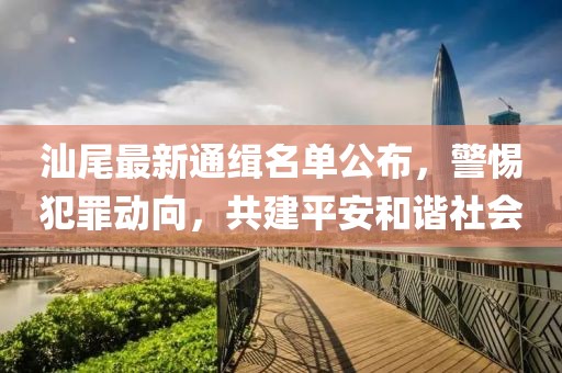 汕尾最新通緝名單公布，警惕犯罪動(dòng)向，共建平安和諧社會(huì)