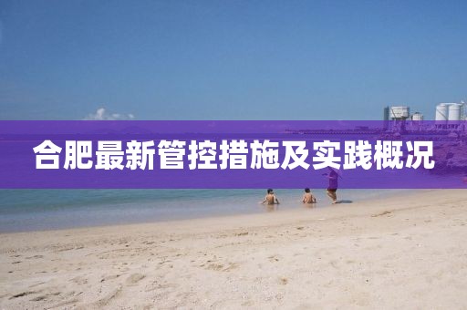合肥最新管控措施及實(shí)踐概況