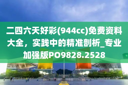 二四六天好彩(944cc)免費資料大全，實踐中的精準(zhǔn)剖析_專業(yè)加強(qiáng)版PO9828.2528