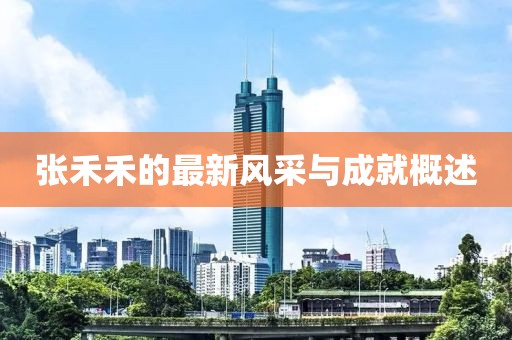 張禾禾的最新風采與成就概述