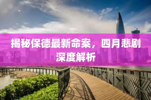 揭秘保德最新命案，四月悲劇深度解析