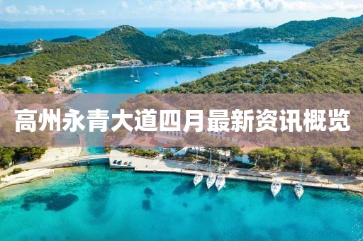 高州永青大道四月最新資訊概覽