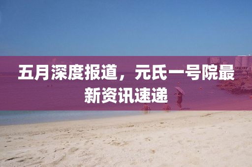 五月深度報(bào)道，元氏一號(hào)院最新資訊速遞