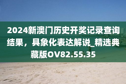 2024新澳門歷史開獎記錄查詢結(jié)果，具象化表達解說_精選典藏版OV82.55.35