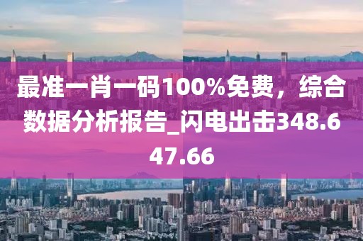 最準(zhǔn)一肖一碼100%免費(fèi)，綜合數(shù)據(jù)分析報(bào)告_閃電出擊348.647.66