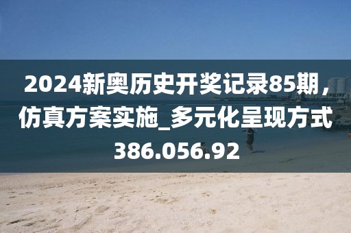 2024新奧歷史開獎(jiǎng)記錄85期，仿真方案實(shí)施_多元化呈現(xiàn)方式386.056.92