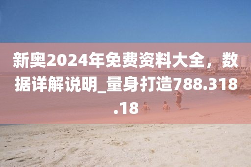 新奧2024年免費資料大全，數據詳解說明_量身打造788.318.18