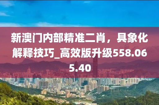 新澳門(mén)內(nèi)部精準(zhǔn)二肖，具象化解釋技巧_高效版升級(jí)558.065.40