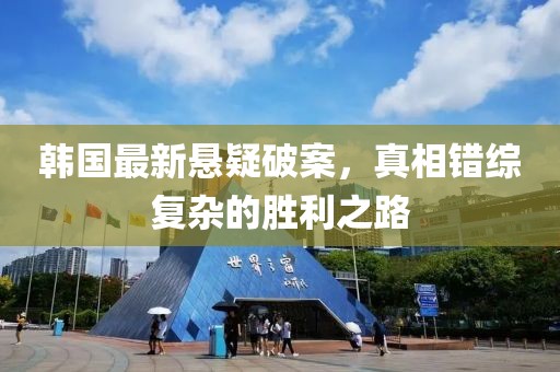 韓國最新懸疑破案，真相錯綜復雜的勝利之路